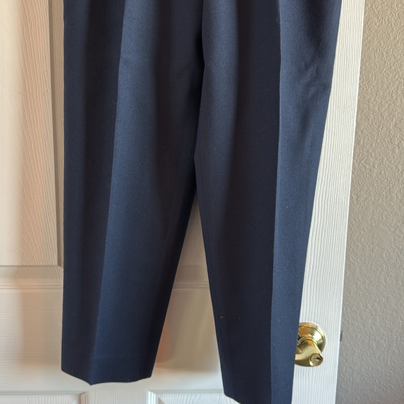 Talbots Navy Wool Slacks - Picture 2 of 4